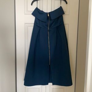 ASOS strapless dress.